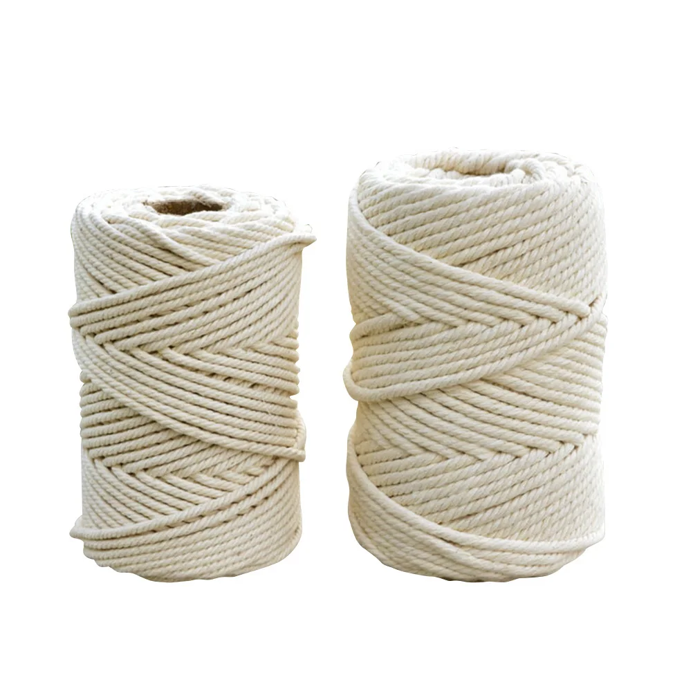 50M Cotton Rope for H made Crafts Natural DIY Twisted Durable Unstained Cord Strong Wrapping Binding Lacing Stringing Braiding
50M Cotton Rope for H made Crafts Natural DIY Twisted Durable Unstained Cord Strong Wrapping Binding Lacing Stringing Braiding