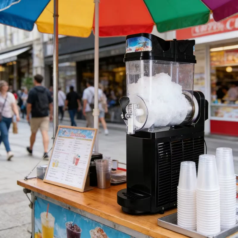 Warehouse Countertop Slush Maker Frozen Drink Machine Stainless Steel Suitable for Supermarkets Cafes Restaurants
Warehouse Countertop Slush Maker Frozen Drink Machine Stainless Steel Suitable for Supermarkets Cafes Restaurants
