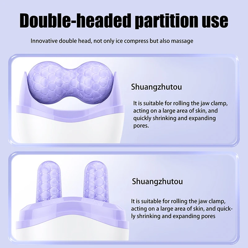 【XHB】Cold Compress Device Double Headed Roller 2-in-1 Ice Massage Device Multi Functional Massager For Relieving Edema Cooling
【XHB】Cold Compress Device Double Headed Roller 2-in-1 Ice Massage Device Multi Functional Massager For Relieving Edema Cooling