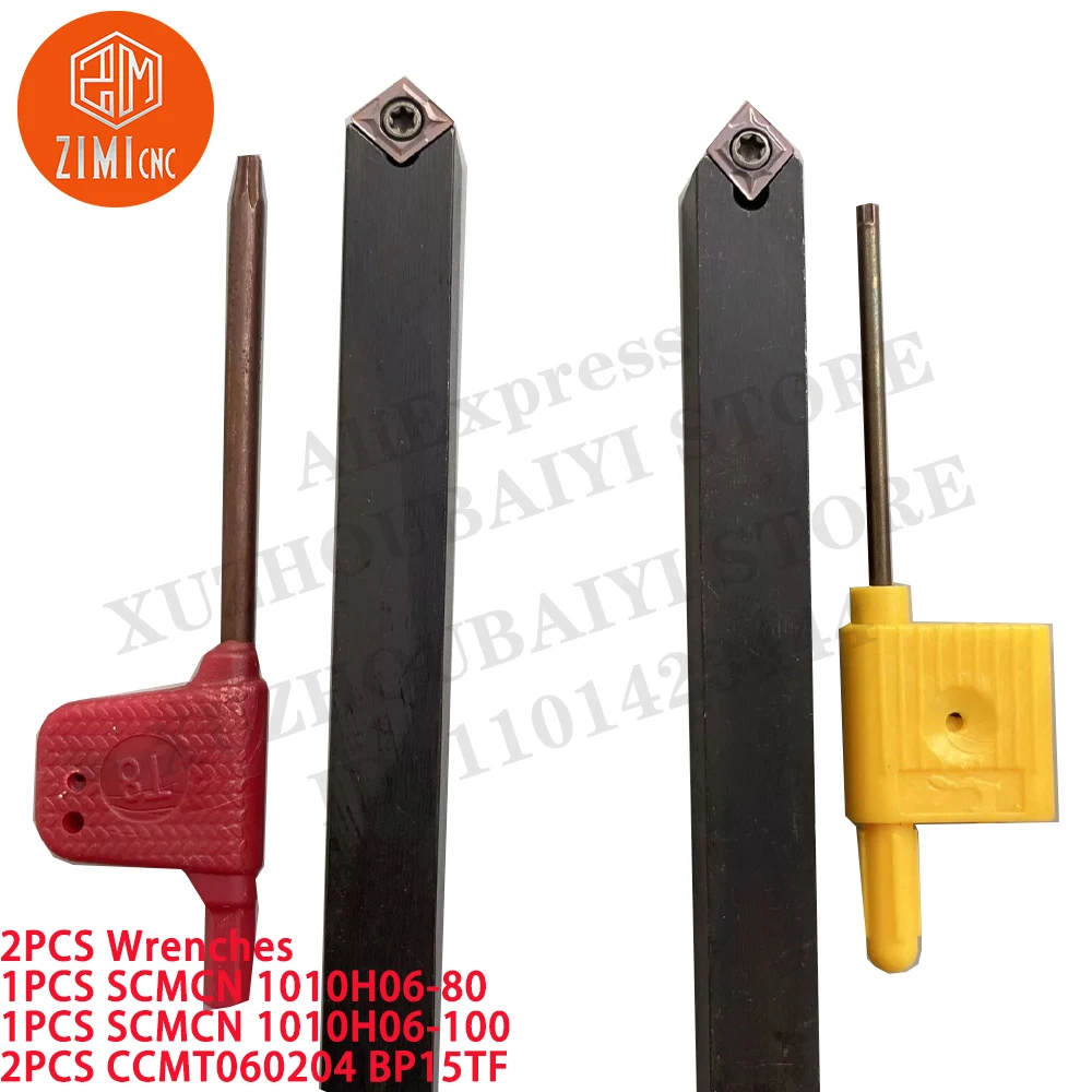 2PCS SCMCN1010H06-80 SCMCN 1010H06-100 Держатель токарного инструмента + 10PCS CCMT060204 Твердосплавные пластины CNC металломеханические режущие инструменты
2PCS SCMCN1010H06-80 SCMCN 1010H06-100 Держатель токарного инструмента + 10PCS CCMT060204 Твердосплавные пластины CNC металломеханические режущие инструменты