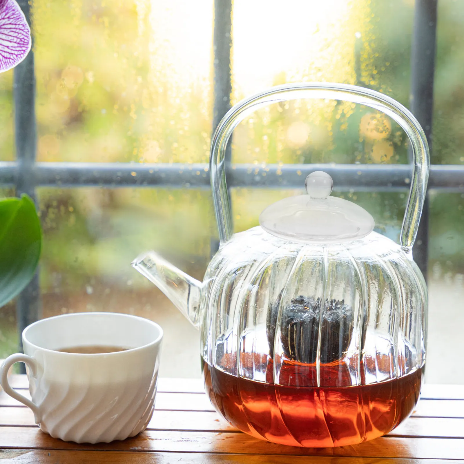 4Pcs Glass Tea Pot Lid Replacement Transparent Heat Resistant Smooth Edge Teapot Accessory for Home Party Camping Daily
4Pcs Glass Tea Pot Lid Replacement Transparent Heat Resistant Smooth Edge Teapot Accessory for Home Party Camping Daily