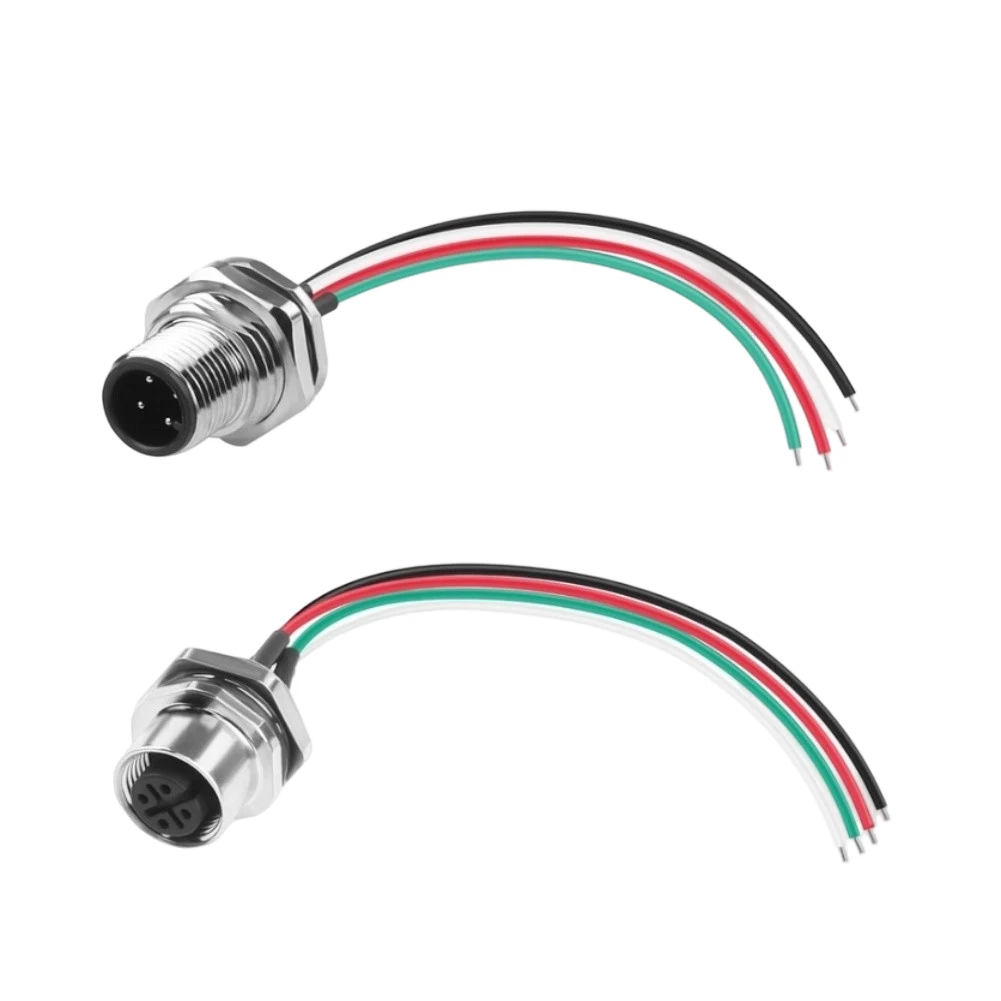 IP67 Waterproof Aviation Connector Cable 12mm Male Female For PCB Board Sensor Industrial Power Signal Transmission Wire
IP67 Waterproof Aviation Connector Cable 12mm Male Female For PCB Board Sensor Industrial Power Signal Transmission Wire