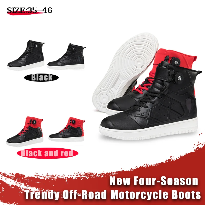 Wear-resistant Motorcycle Boots Men's Anti-fall Motorcycle Protection Anti-slip Black Biker Boots Breathable Motocross Shoes
Wear-resistant Motorcycle Boots Men's Anti-fall Motorcycle Protection Anti-slip Black Biker Boots Breathable Motocross Shoes