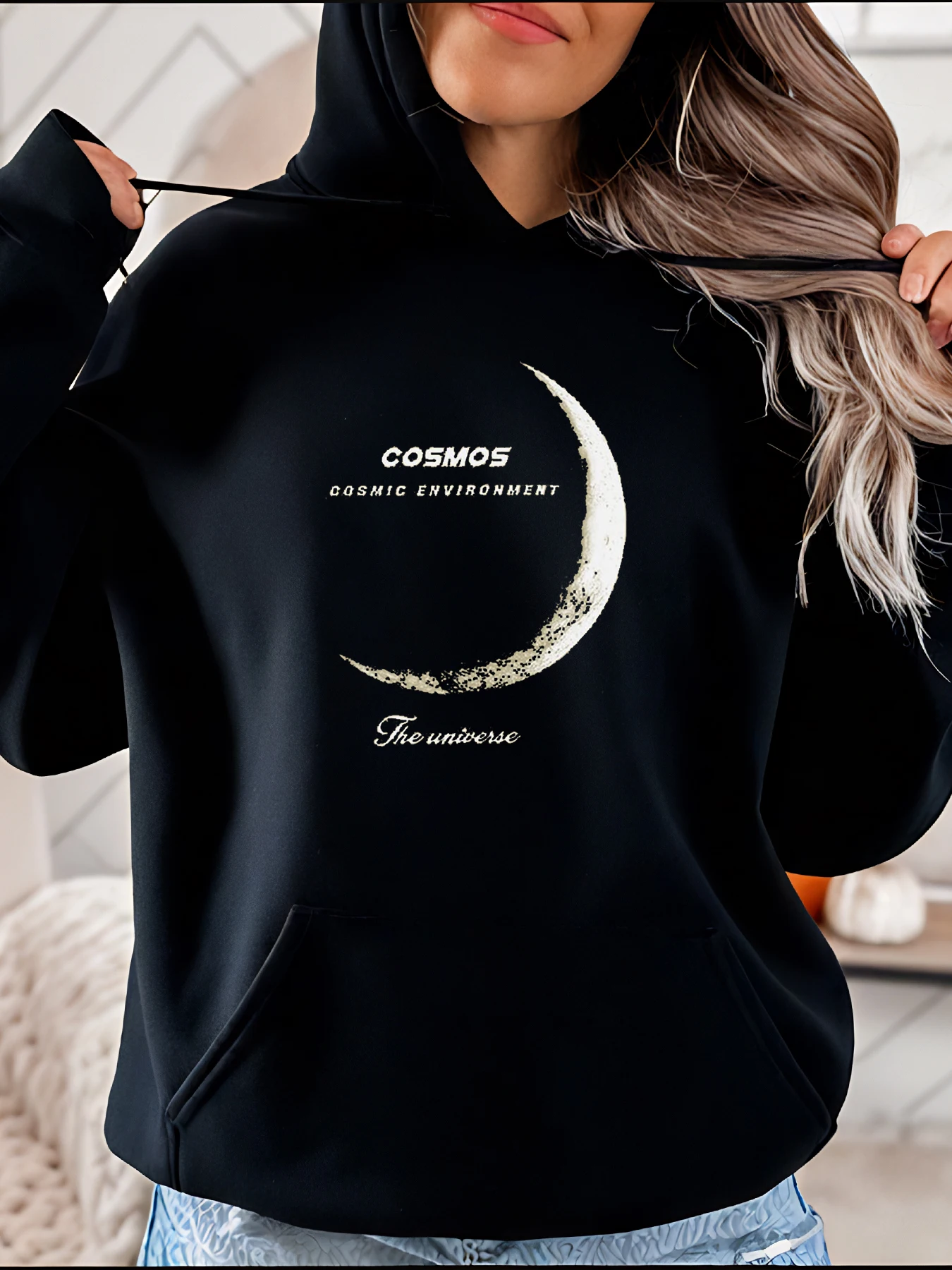 Cosmic Environment Hoodie Moon Print Women Casual Sweatshirt Universe Design Fashion Hooded Pullover Female 280
Cosmic Environment Hoodie Moon Print Women Casual Sweatshirt Universe Design Fashion Hooded Pullover Female 280