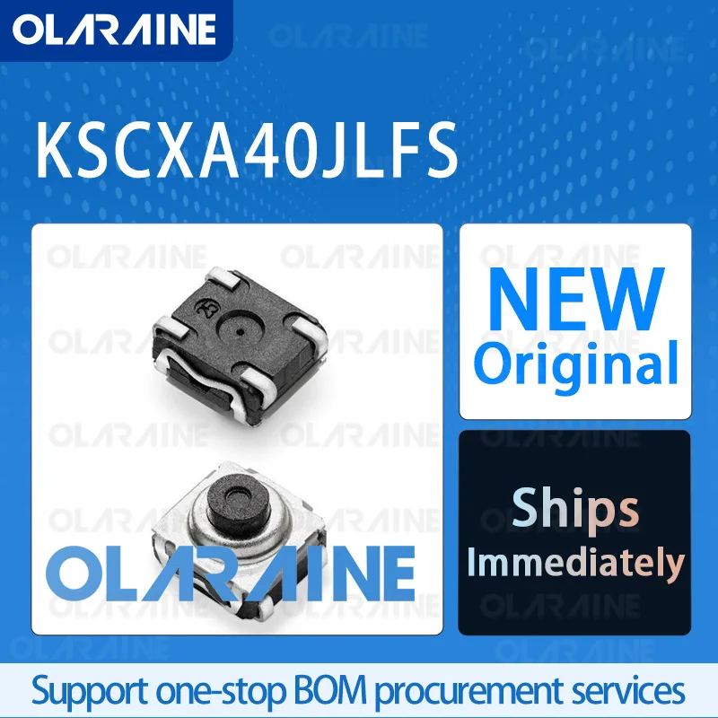 10/50/100Pcs KSCXA40JLFS Original IC chip Tactile switches RoHS ON - OFF Working force 4 N Current 42 mA DC 24 VDC
10/50/100Pcs KSCXA40JLFS Original IC chip Tactile switches RoHS ON - OFF Working force 4 N Current 42 mA DC 24 VDC