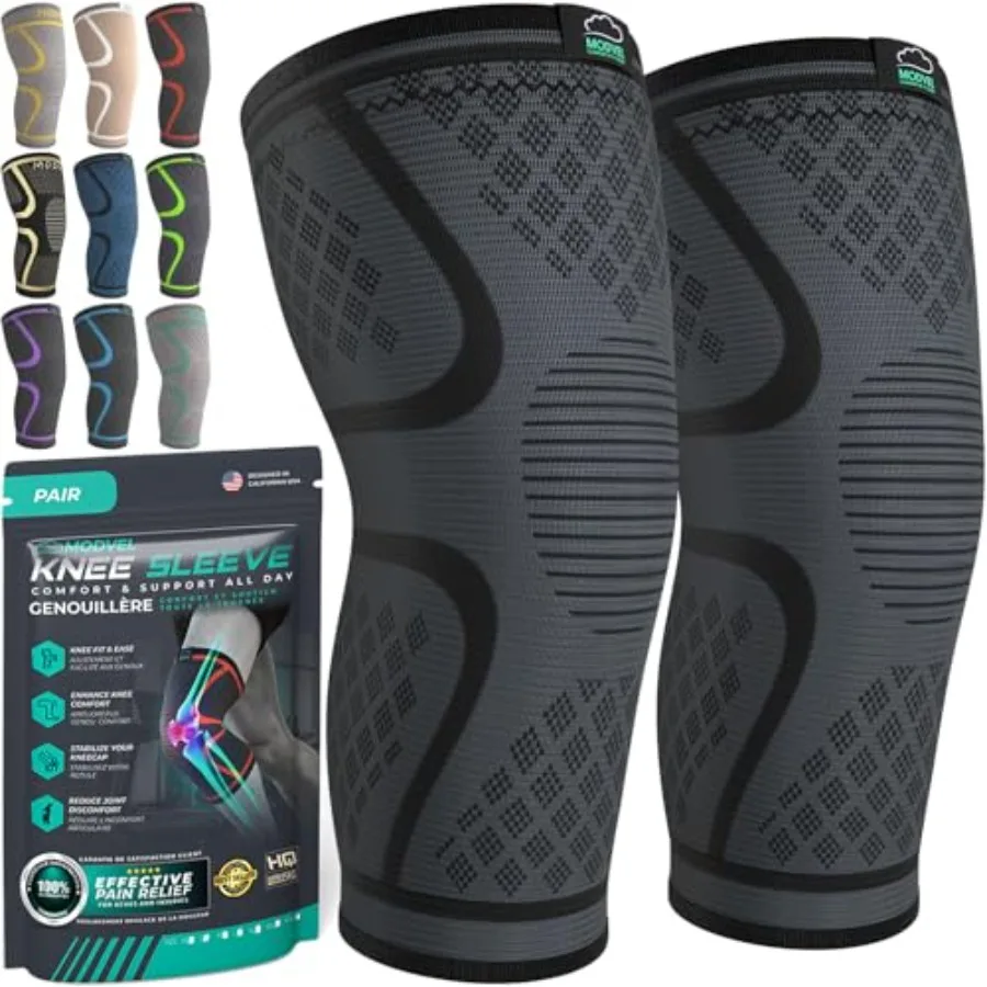 Comprion Knee Brace for Women and Men, 2-Pack Knee Brace for Running Knee Pain, Knee port Comprion Sleeve, Workout Sports Knee
Comprion Knee Brace for Women and Men, 2-Pack Knee Brace for Running Knee Pain, Knee port Comprion Sleeve, Workout Sports Knee