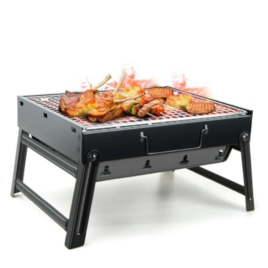BBQ Barbecue Grill, Portable Folding Charcoal Barbecue Desk Tabletop Outdoor Stainless Steel Smoker BBQ for Picnic Garden Terra
BBQ Barbecue Grill, Portable Folding Charcoal Barbecue Desk Tabletop Outdoor Stainless Steel Smoker BBQ for Picnic Garden Terra