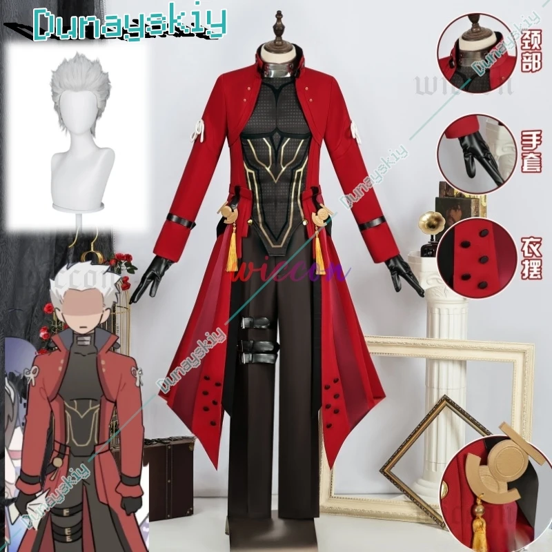 Honkai Star Rail Fate Archer Косплей Костюм Парик Униформа Арчер Красное Пальто Перчатки Хэллоуин Вечеринка для Мальчиков Мужчин Карнавальный Реквизит
Honkai Star Rail Fate Archer Косплей Костюм Парик Униформа Арчер Красное Пальто Перчатки Хэллоуин Вечеринка для Мальчиков Мужчин Карнавальный Реквизит