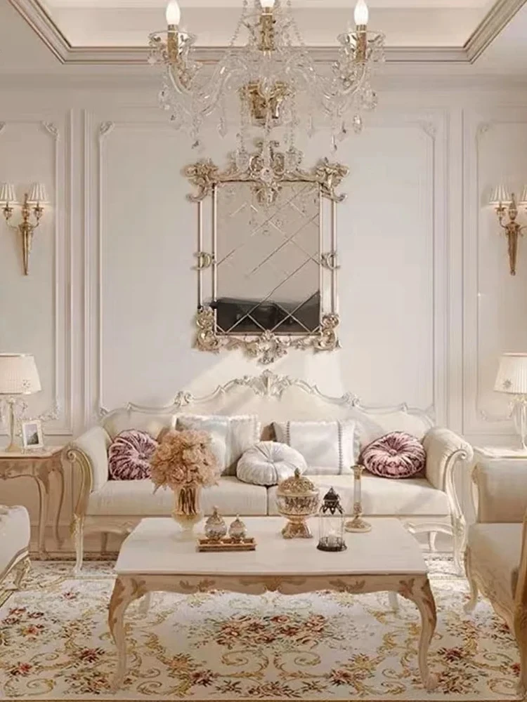 French Entry Lux Palace Solid Wood Sofa Retro Living Room Carved Three-Seat Luxury Neoclassical Furniture
French Entry Lux Palace Solid Wood Sofa Retro Living Room Carved Three-Seat Luxury Neoclassical Furniture