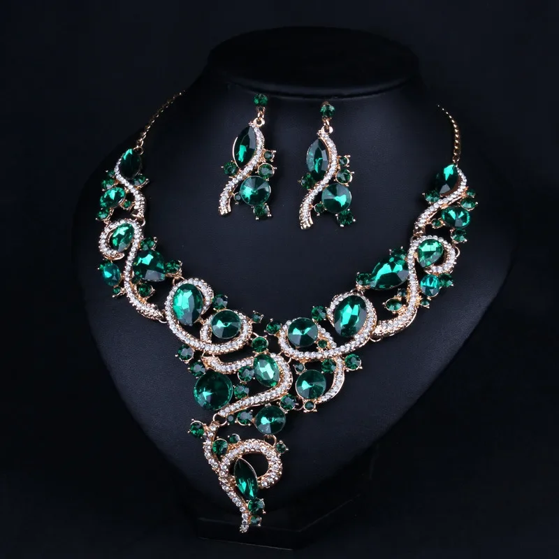Lovely Irregular Shape Crystal Drop Earrings Necklace Charm Rhinestone Bridal Jewelry Sets for Women Wedding Accessory
Lovely Irregular Shape Crystal Drop Earrings Necklace Charm Rhinestone Bridal Jewelry Sets for Women Wedding Accessory