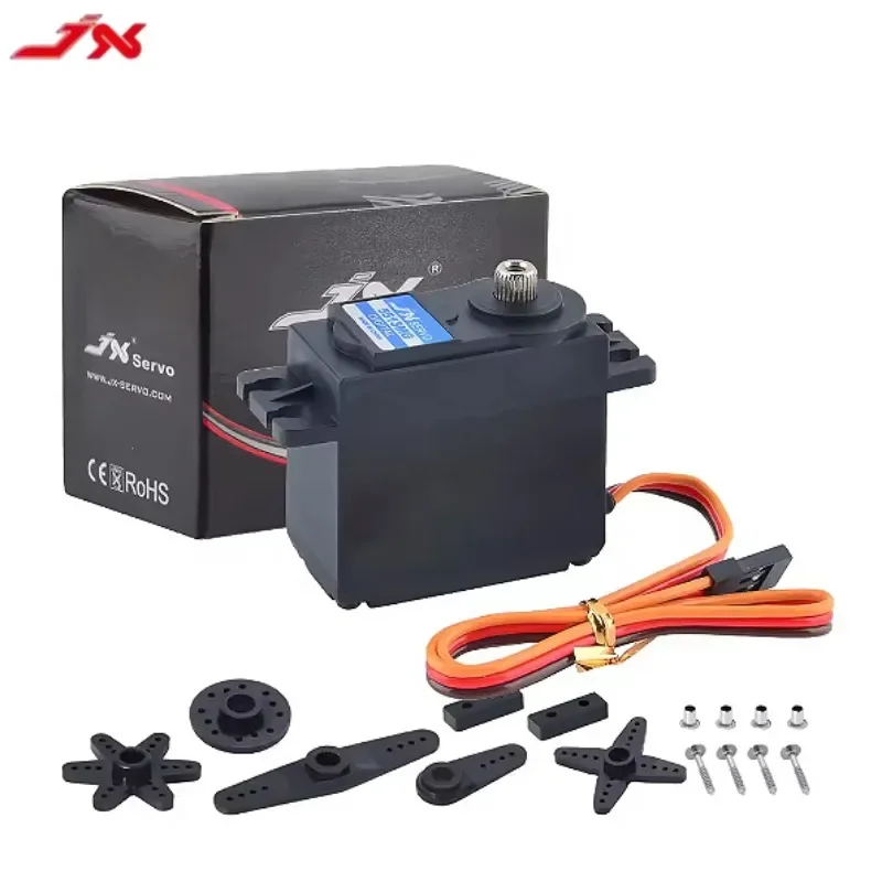 JX Servo PDI-5513MG 13 кг Стандартный цифровой сервопривод с металлической шестерней и высоким крутящим моментом для радиоуправляемых моделей 1/10 1/18 RC АВТОМОБИЛЬ, трек. Самолет
JX Servo PDI-5513MG 13 кг Стандартный цифровой сервопривод с металлической шестерней и высоким крутящим моментом для радиоуправляемых моделей 1/10 1/18 RC АВТОМОБИЛЬ, трек. Самолет