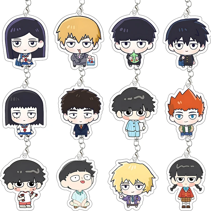 Mob Psycho 100 Acrylic Keychain Tsubomi Takane Arataka Reigen Wallet Pendant Accessories Girl High Quality Keyring Birthday Gift
Mob Psycho 100 Acrylic Keychain Tsubomi Takane Arataka Reigen Wallet Pendant Accessories Girl High Quality Keyring Birthday Gift