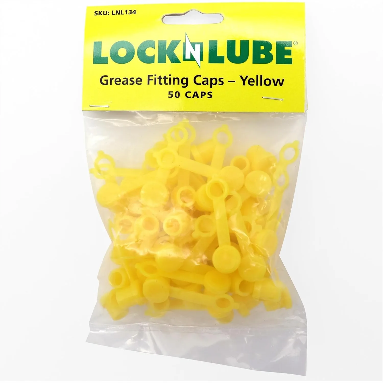 Grease Fitting Caps, 50 Count Yellow, Integrated Collar for Secure Fit on Standard SAE and Metric Fittings
Grease Fitting Caps, 50 Count Yellow, Integrated Collar for Secure Fit on Standard SAE and Metric Fittings