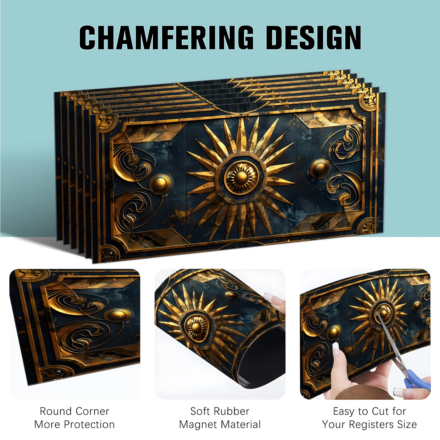 2PCS Golden Still Life Magnetic Vent Cover, Insect and Blockage Resistant Design, Protects Ventilation Openings, Easy to Install
2PCS Golden Still Life Magnetic Vent Cover, Insect and Blockage Resistant Design, Protects Ventilation Openings, Easy to Install