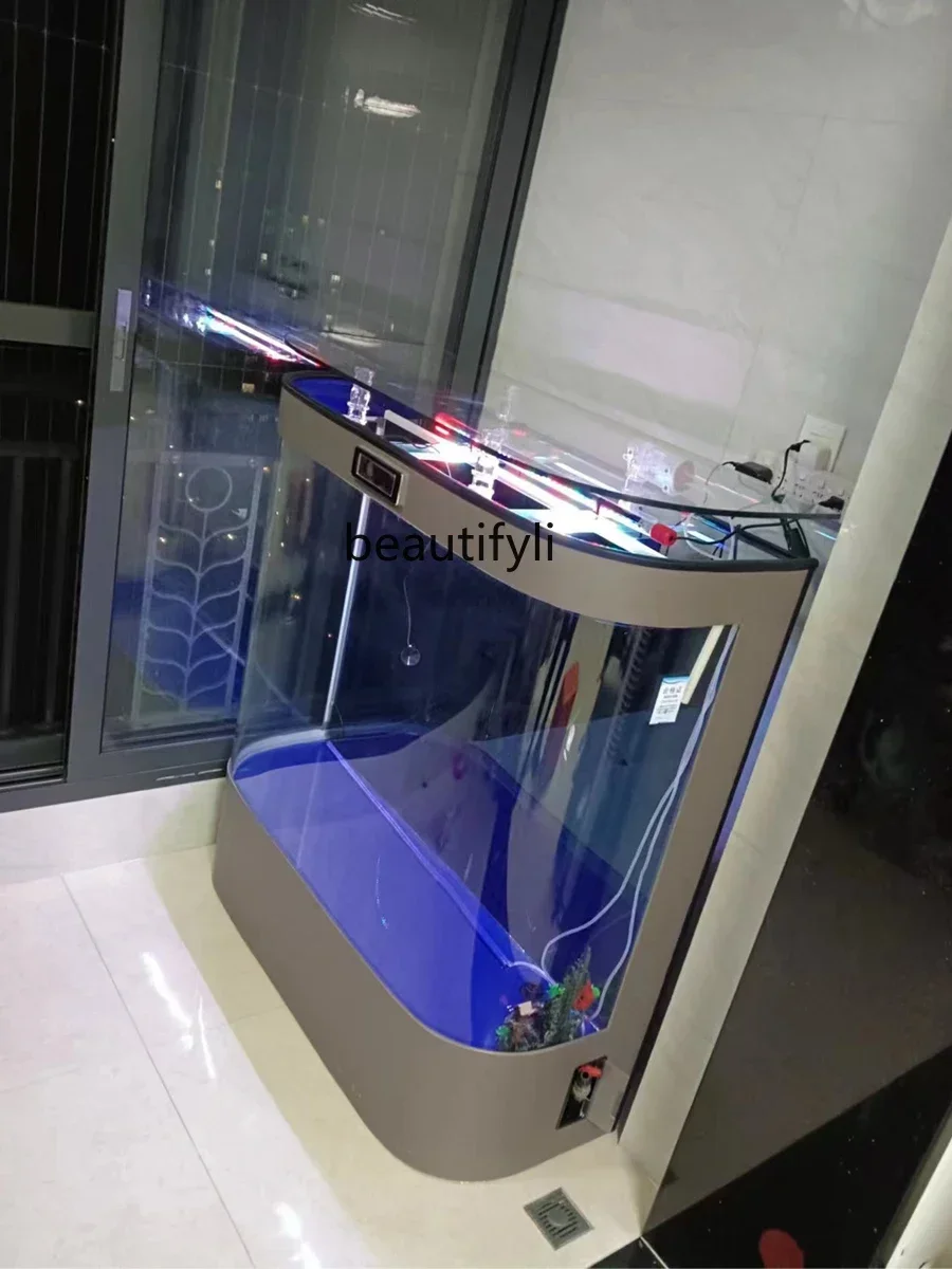 ss7486 SS new style Fish Tank Living Room Screen Household Glass Change Water Bottom Filter Mute Light Luxury Aquarium
ss7486 SS new style Fish Tank Living Room Screen Household Glass Change Water Bottom Filter Mute Light Luxury Aquarium