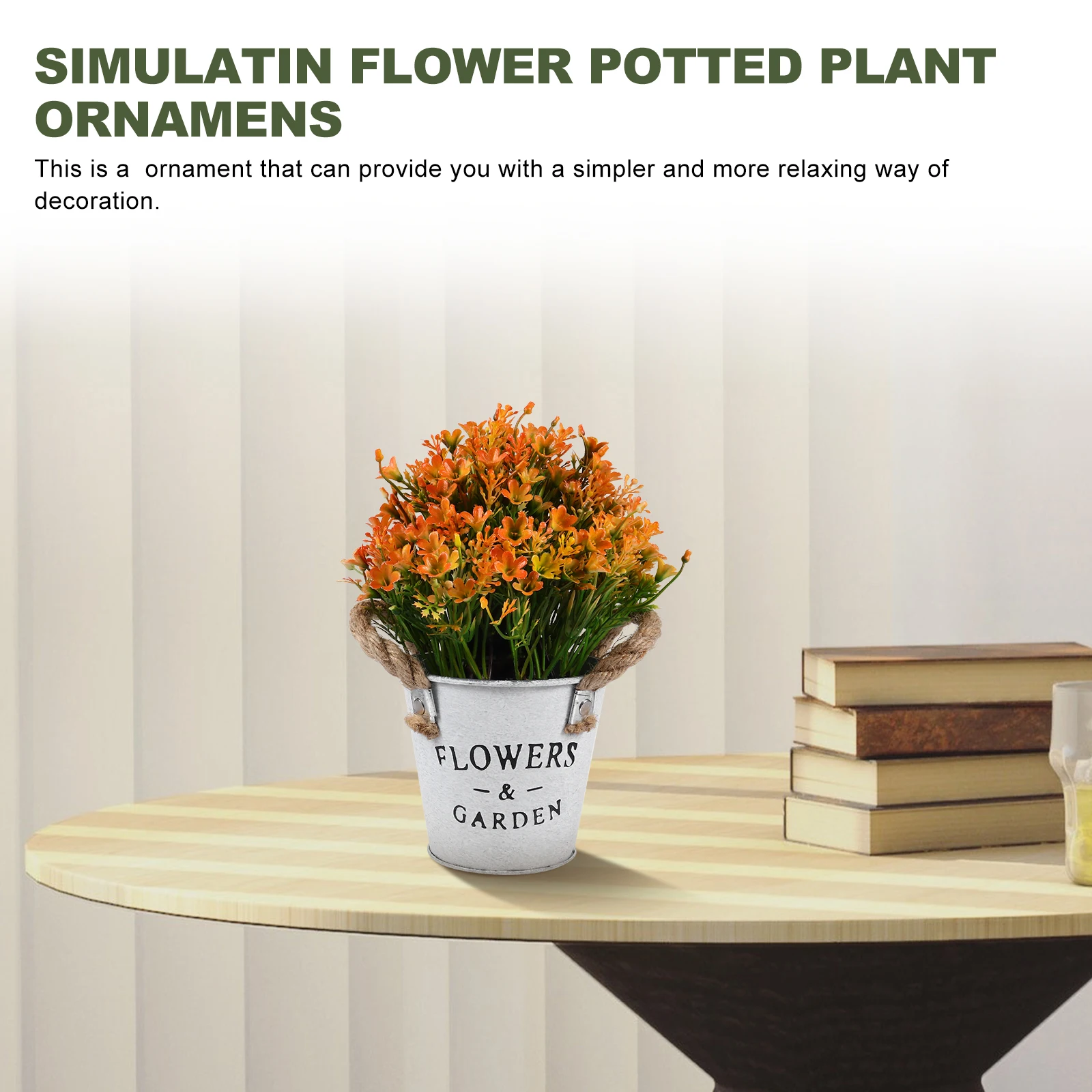 Stylish Artificial Potted Plant Lifelike Bonsai Decor for Home Office Hotel Simulation Greenery Plastic Iron Easy Care 
Stylish Artificial Potted Plant Lifelike Bonsai Decor for Home Office Hotel Simulation Greenery Plastic Iron Easy Care