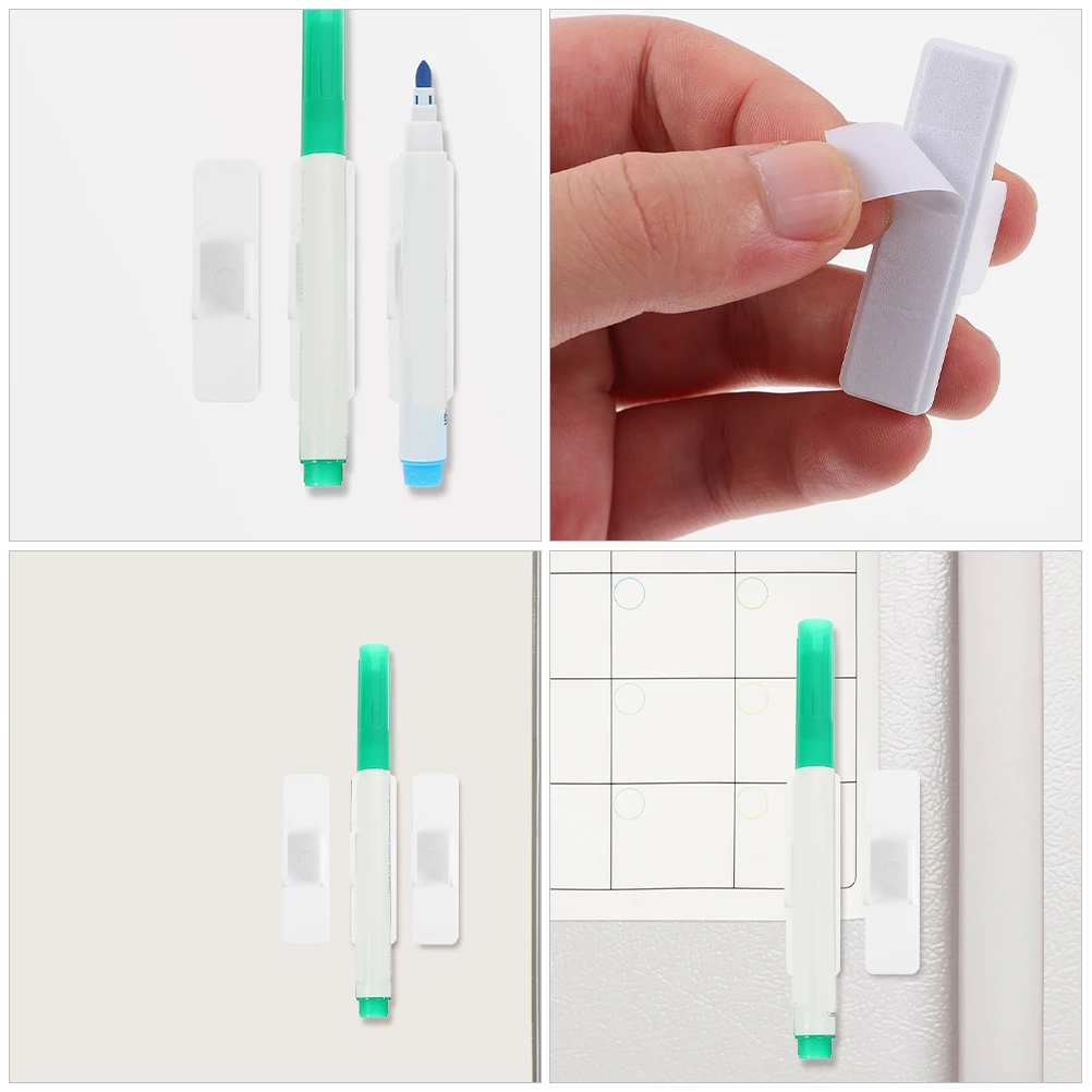 10pcs Holder Clip Whiteboard Marker Self Adhesive Plastic Pen Holder Clip Desk Organizer Stationery Accessories
10pcs Holder Clip Whiteboard Marker Self Adhesive Plastic Pen Holder Clip Desk Organizer Stationery Accessories