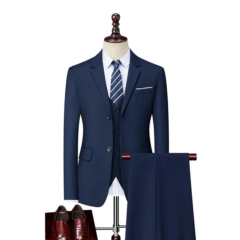 Jacket + Vest + Pants Luxury Boutique Men's Formal Casual Business Office Suit Groom's Wedding Dress Suits Mens Suits 3 Piece
Jacket + Vest + Pants Luxury Boutique Men's Formal Casual Business Office Suit Groom's Wedding Dress Suits Mens Suits 3 Piece