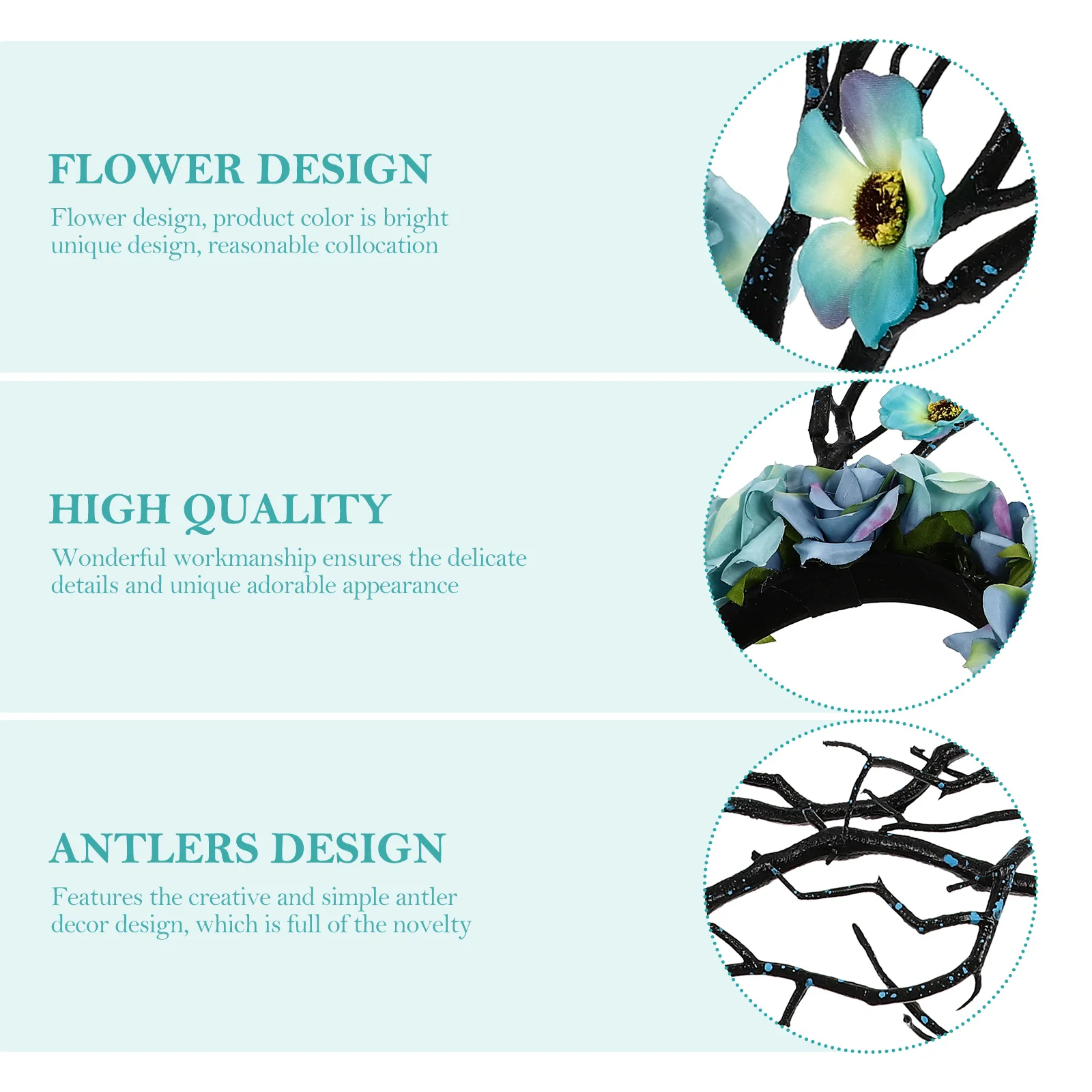1Pcs Antler Headband Durable Fashion Hair Hoop for Festival Party Costume Cosplay Hair Accessory Holiday Celebration Decoration
1Pcs Antler Headband Durable Fashion Hair Hoop for Festival Party Costume Cosplay Hair Accessory Holiday Celebration Decoration