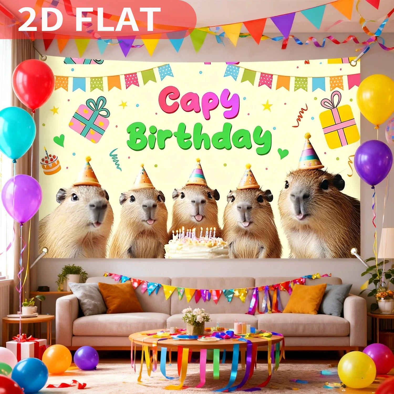 1pc Capybara Theme Birthday Banner, Perfect Gift for Animal Lovers, Dorm Room Decor, Happy Birthday Celebration
1pc Capybara Theme Birthday Banner, Perfect Gift for Animal Lovers, Dorm Room Decor, Happy Birthday Celebration
