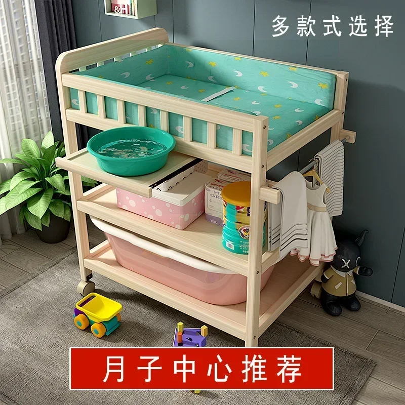 Baby Solid Wood Diaper Changing Table for Newborns Babies Multifunctional Bathing Massage Touch Care Changing Table Movable
Baby Solid Wood Diaper Changing Table for Newborns Babies Multifunctional Bathing Massage Touch Care Changing Table Movable