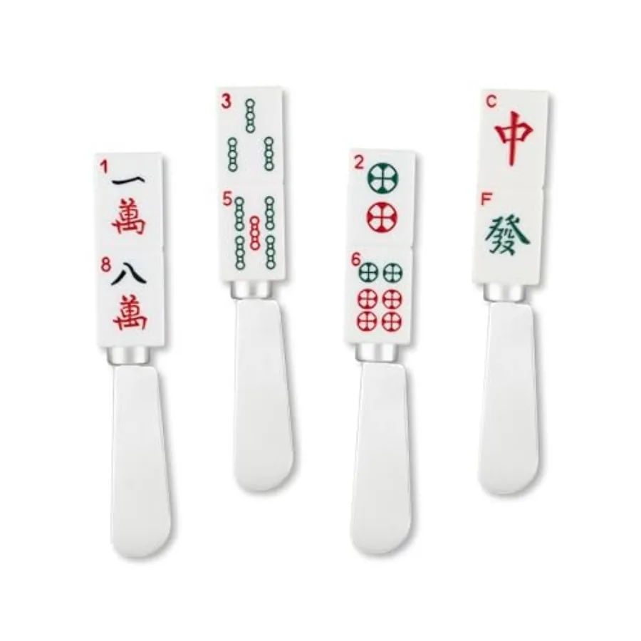 Расширители сыра из плитки для маджонга, ручная роспись, ручки из смолы с лезвиями из нержавеющей стали для разбрасывания кремового сыра, масла и варенья A
Расширители сыра из плитки для маджонга, ручная роспись, ручки из смолы с лезвиями из нержавеющей стали для разбрасывания кремового сыра, масла и варенья A