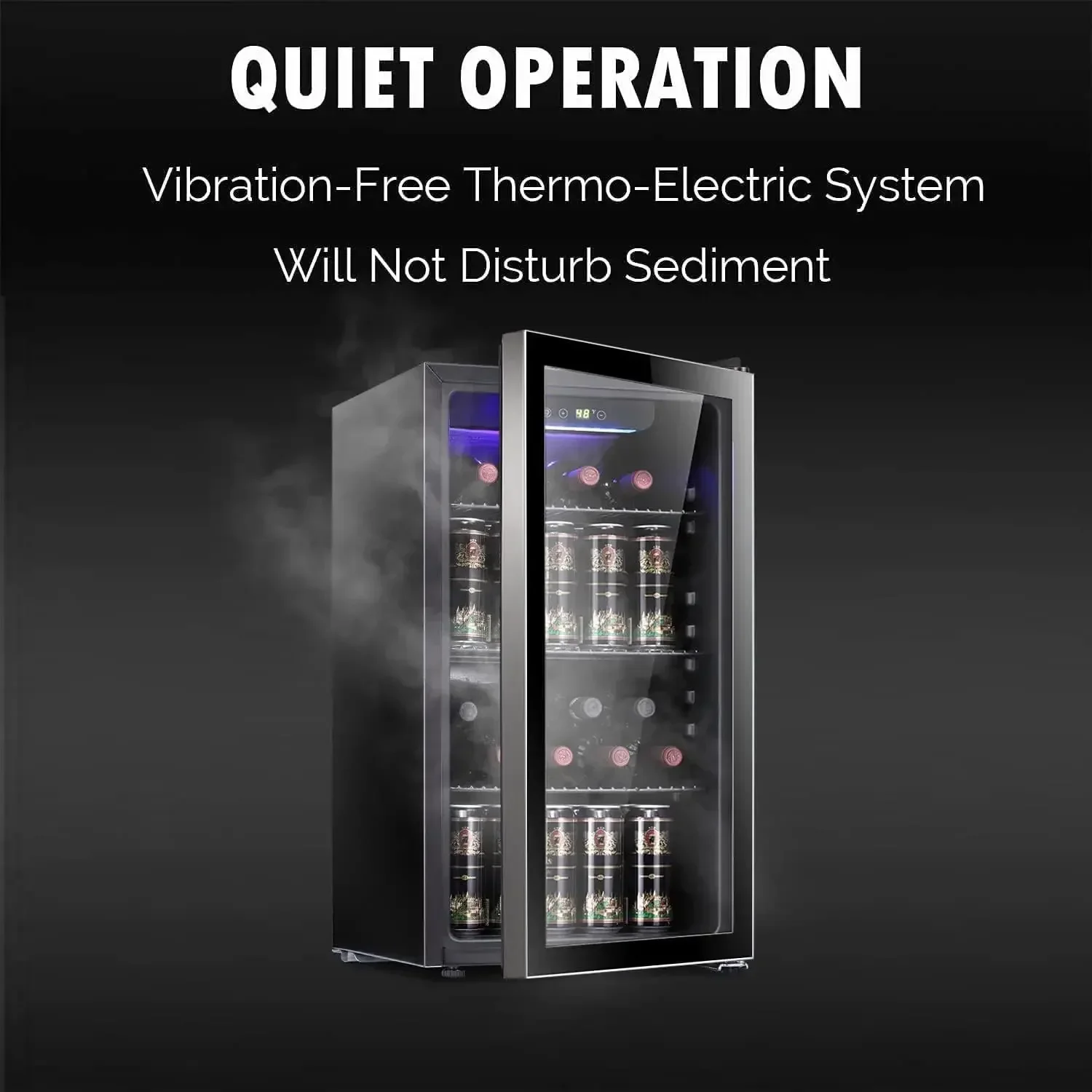 (XMSJ-Hot)26 Bottle 130 Can Wine Cooler/Cabinet Beverage Refrigerator Mini Wine Cellar Beer Soda Clear Glass Door Bar Fridge Qui
(XMSJ-Hot)26 Bottle 130 Can Wine Cooler/Cabinet Beverage Refrigerator Mini Wine Cellar Beer Soda Clear Glass Door Bar Fridge Qui