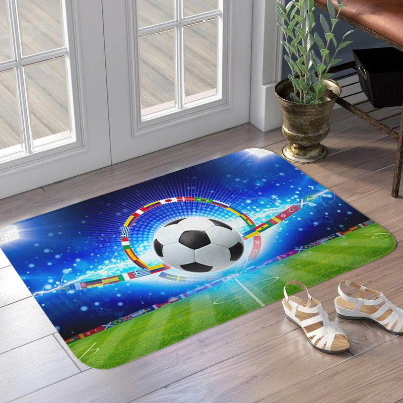 Football Pattern Bathroom Foot Mat Living Room Kitchen Floor Carpet Balcony Bedroom Rug Slip-resistant Interior Home Decor Items
Football Pattern Bathroom Foot Mat Living Room Kitchen Floor Carpet Balcony Bedroom Rug Slip-resistant Interior Home Decor Items