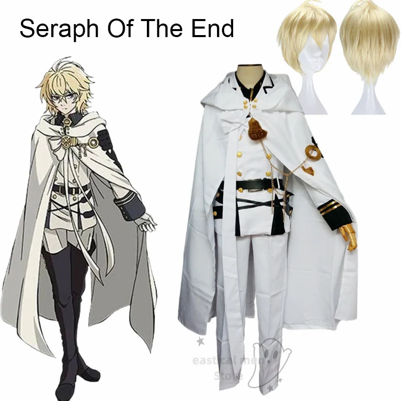No Seraph Mikaela Hyakuya Uniform Owari Halloween Party Outfit Anime Seraph of The End Cosplay Costume with Wig Full Set
No Seraph Mikaela Hyakuya Uniform Owari Halloween Party Outfit Anime Seraph of The End Cosplay Costume with Wig Full Set