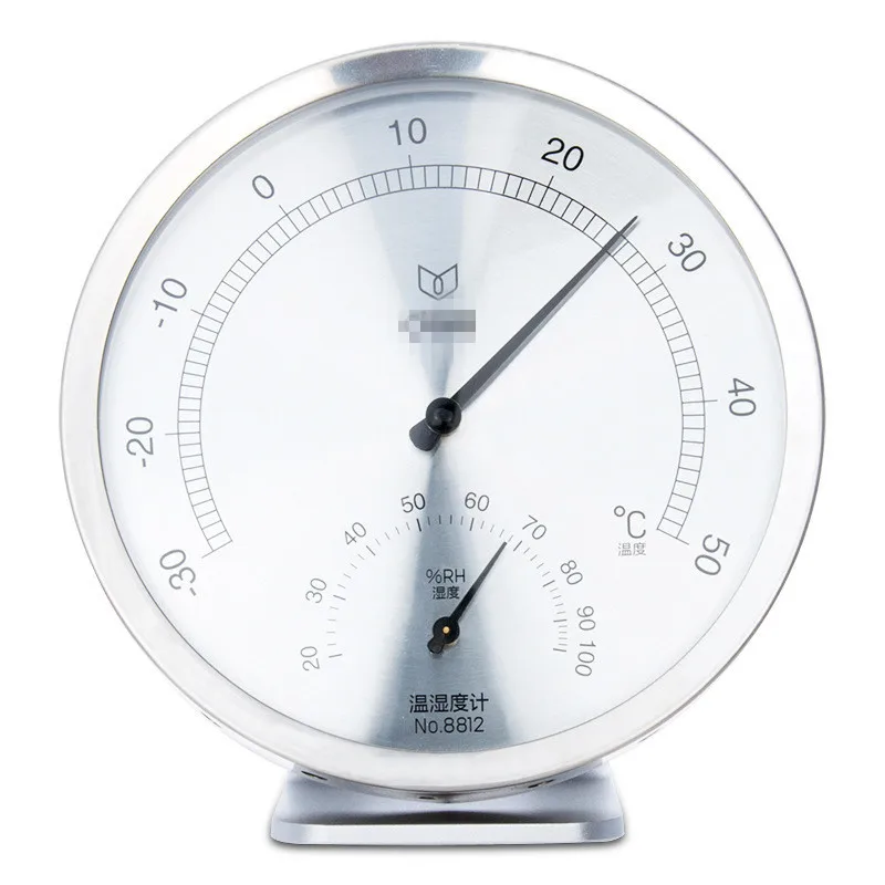 304 Stainless Steel Temperature Hygrometer Home Indoor Precision Thermometer Wall Hangable Measurement Tool Humidity Meter
304 Stainless Steel Temperature Hygrometer Home Indoor Precision Thermometer Wall Hangable Measurement Tool Humidity Meter