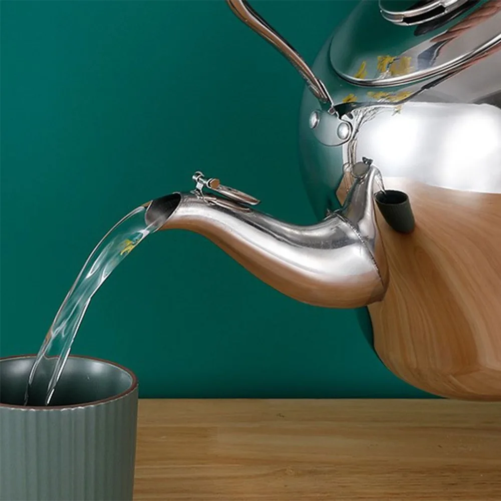 Stainless Steel Stovetop Teapot Folding Handle Mirror Finish Stovetop Kettle Cool-Touch Handle With Tea Filter
Stainless Steel Stovetop Teapot Folding Handle Mirror Finish Stovetop Kettle Cool-Touch Handle With Tea Filter