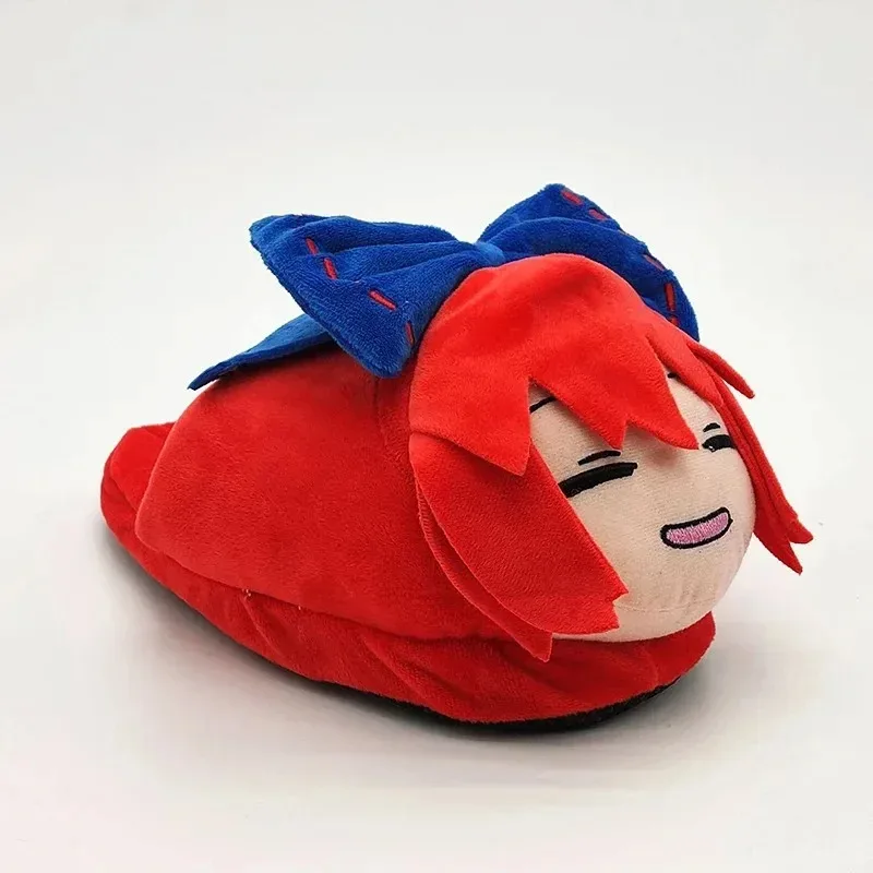 Аниме TouHou Project, плюшевые тапочки для косплея Cirno Sekibanki, милые зимние теплые хлопковые домашние тапочки с героями мультфильмов, удобный подарок btrnb 
Аниме TouHou Project, плюшевые тапочки для косплея Cirno Sekibanki, милые зимние теплые хлопковые домашние тапочки с героями мультфильмов, удобный подарок btrnb