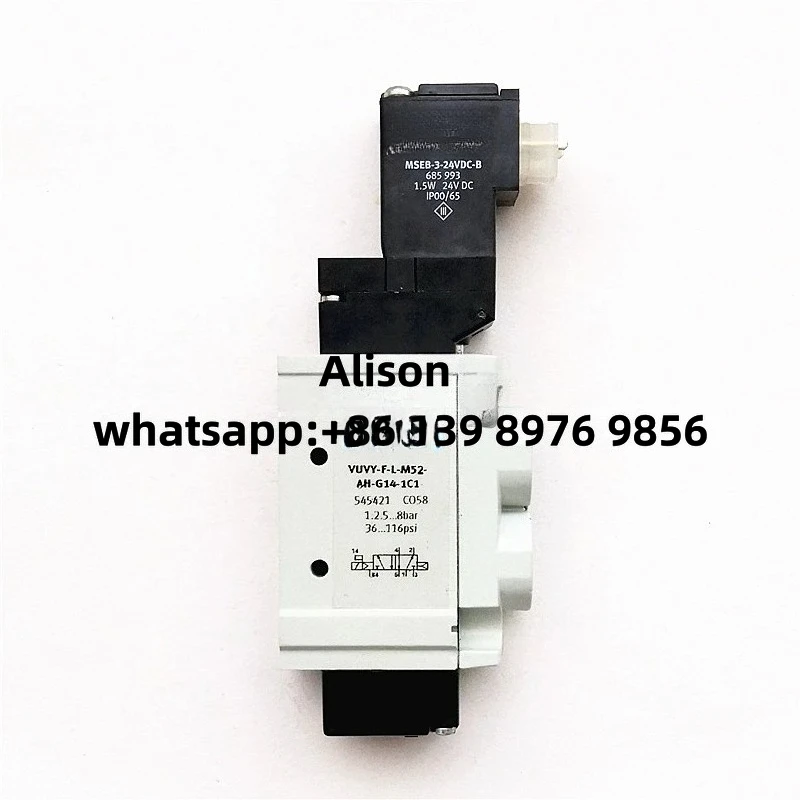 Оригинальный электромагнитный клапан 545421 VUVY-F-L-M52-AH-G14-1C1
Оригинальный электромагнитный клапан 545421 VUVY-F-L-M52-AH-G14-1C1