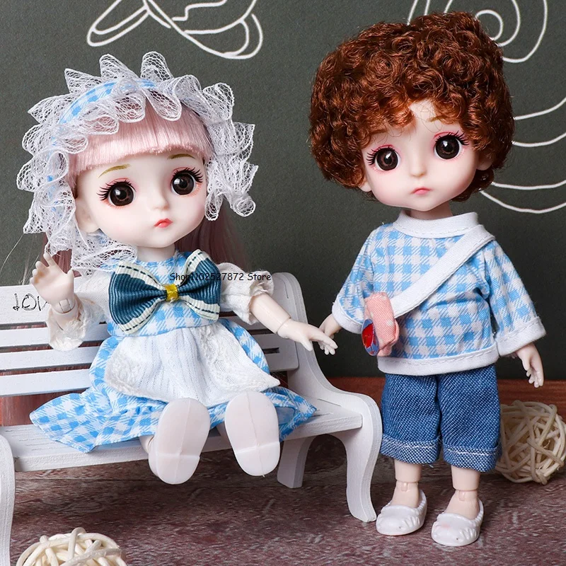 Детские куклы 17 см, полный комплект, куклы Bjd, одежда, близнецы, девочки, игровой домик, наряд, куклы, игрушки для детей, подарок на день рождения, настольные игрушки
Детские куклы 17 см, полный комплект, куклы Bjd, одежда, близнецы, девочки, игровой домик, наряд, куклы, игрушки для детей, подарок на день рождения, настольные игрушки