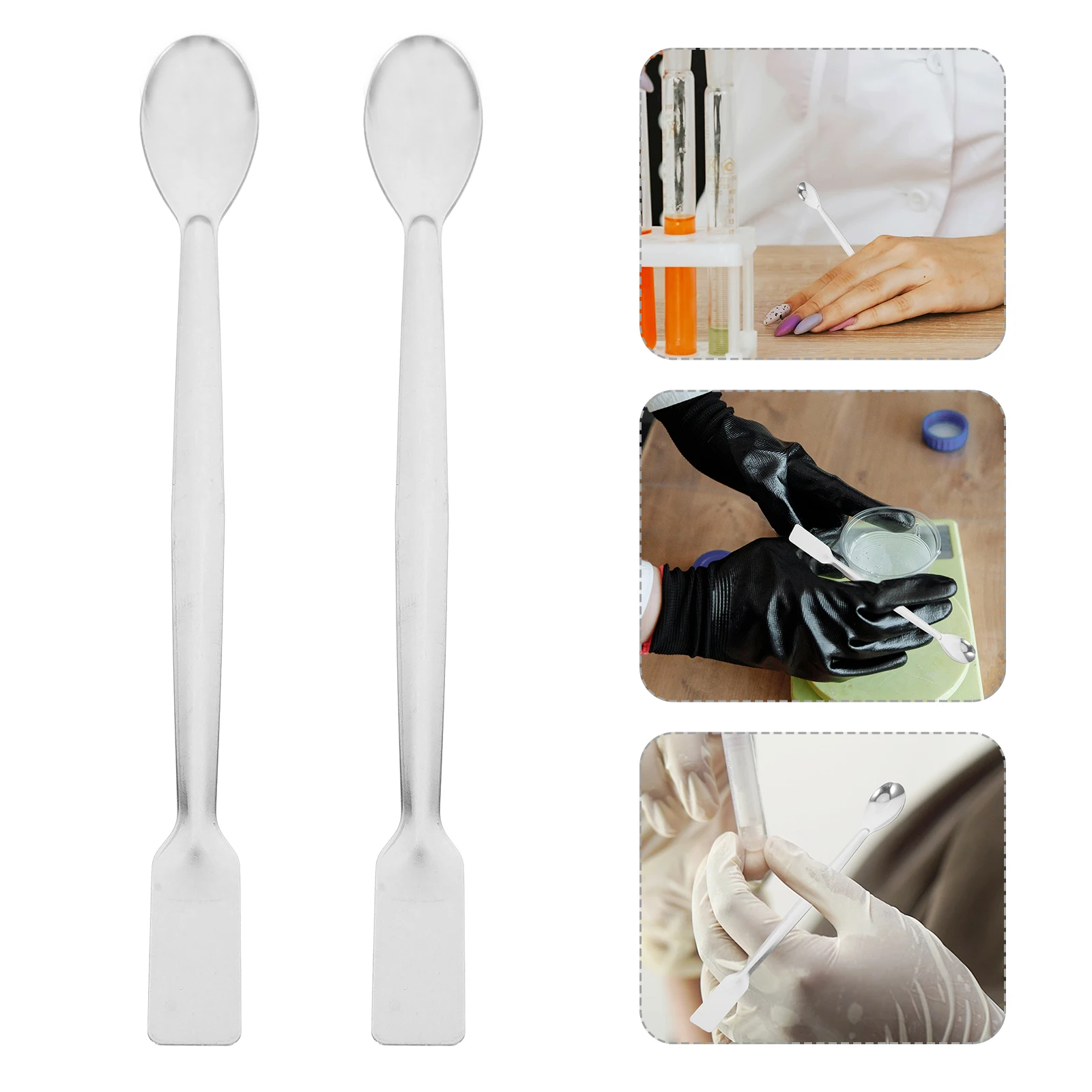 10pcs Stainless Steel Double Headed Spoons Lab Measuring Weighing Sampling Precision Teaching Tools Laboratory Equipment
10pcs Stainless Steel Double Headed Spoons Lab Measuring Weighing Sampling Precision Teaching Tools Laboratory Equipment
