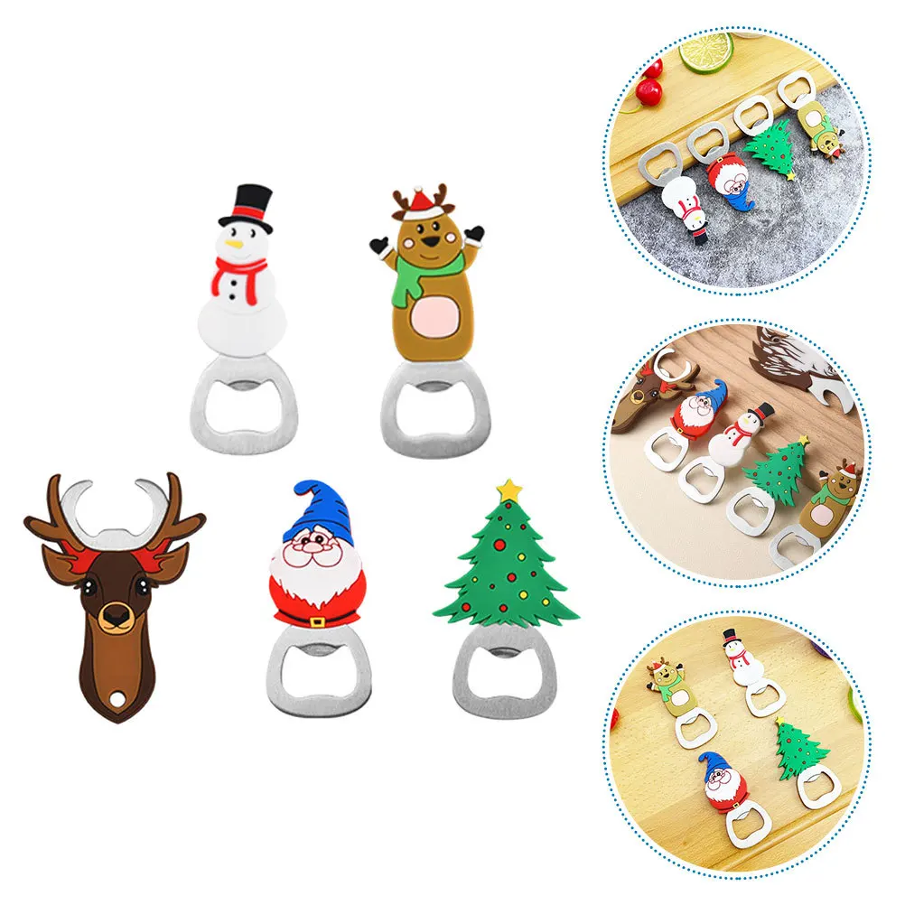 5Pcs Cartoon Xmas Bottle Openers Sturdy Metal Beer Opener Portable Kitchen Bar Party Accessories Beer Opener Bottle Lid Remover
5Pcs Cartoon Xmas Bottle Openers Sturdy Metal Beer Opener Portable Kitchen Bar Party Accessories Beer Opener Bottle Lid Remover