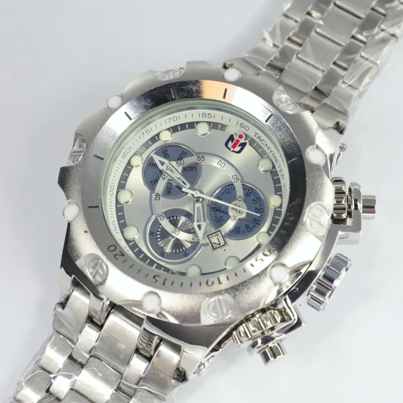 Полностью стальные деловые NEPIC с тремя глазами, декоративный циферблат, креативные кварцевые мужские часы, наручные часы, мужские светящиеся модные часы, часы
Полностью стальные деловые NEPIC с тремя глазами, декоративный циферблат, креативные кварцевые мужские часы, наручные часы, мужские светящиеся модные часы, часы