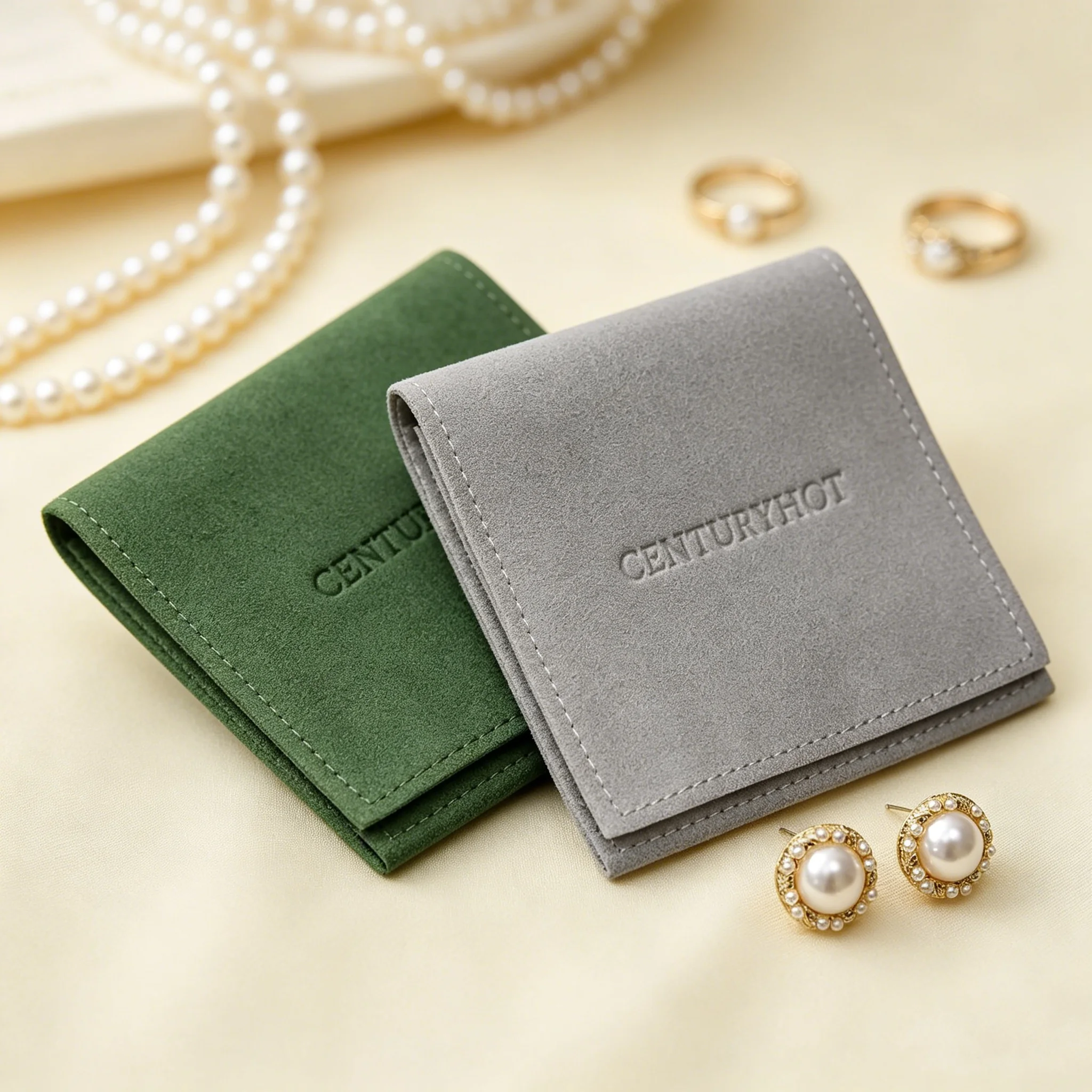 50Pcs/Lot White Microfiber Bag Velvet Pouch with Personalized Logo Jewelry Packaging Pouch With Flip Lid Bracelet Pouch
50Pcs/Lot White Microfiber Bag Velvet Pouch with Personalized Logo Jewelry Packaging Pouch With Flip Lid Bracelet Pouch