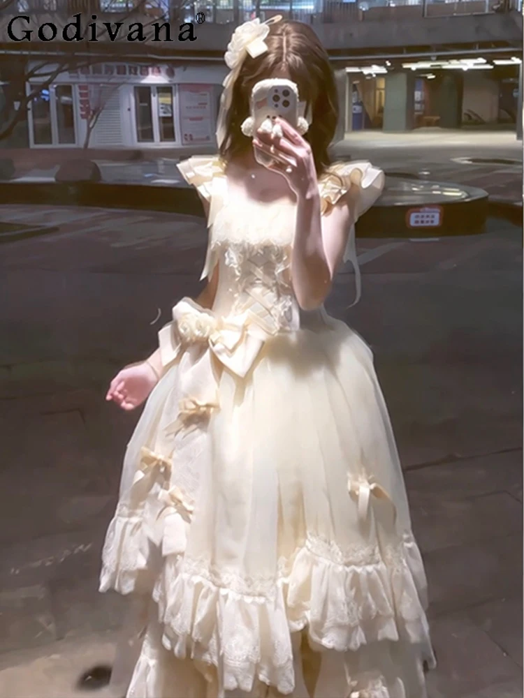 Французское элегантное милое японское оригинальное платье цвета Лолиты для девочек, платье для бар-мицвы с бантом, пышные платья принцессы
Французское элегантное милое японское оригинальное платье цвета Лолиты для девочек, платье для бар-мицвы с бантом, пышные платья принцессы