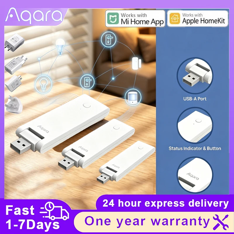 Aqara Smart Home E1 Hub Gateway Zigbee 3.0 WiFI USB Wireless Hub LM-ZHWG16LM Remote Control For Mijia Mi Home Apple Homekit APP
Aqara Smart Home E1 Hub Gateway Zigbee 3.0 WiFI USB Wireless Hub LM-ZHWG16LM Remote Control For Mijia Mi Home Apple Homekit APP