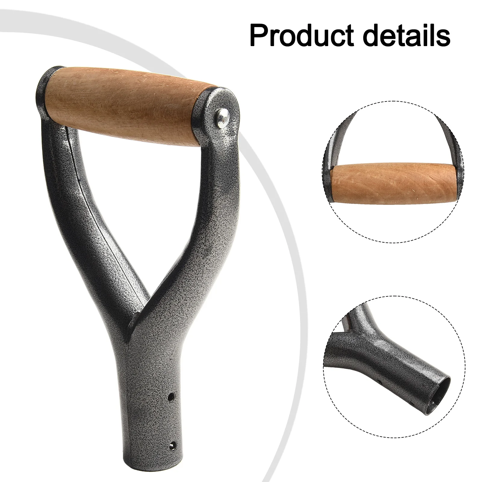 Y Shaped Iron Shovel Handle 3.1cm Tube Diameter Wooden Grip For Garden Spade Snow Shovel Replacement Tool Accessories
Y Shaped Iron Shovel Handle 3.1cm Tube Diameter Wooden Grip For Garden Spade Snow Shovel Replacement Tool Accessories