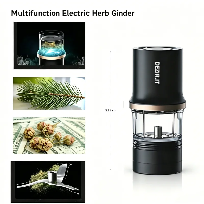 LTQ Electric Herb Grinder, 3D Blades LED Display, Portable Large Capacity with Child Lock & Overcharge Pro
LTQ Electric Herb Grinder, 3D Blades LED Display, Portable Large Capacity with Child Lock & Overcharge Pro