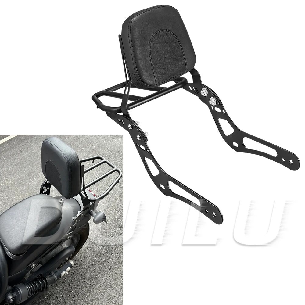 For Honda CMX300 Rebel 300 CMX500 Rebel 500 2017-2025 Backrest Detachable Sissy Bar With Rear Luggage Rack CMX 300 CMX 500 2024
For Honda CMX300 Rebel 300 CMX500 Rebel 500 2017-2025 Backrest Detachable Sissy Bar With Rear Luggage Rack CMX 300 CMX 500 2024