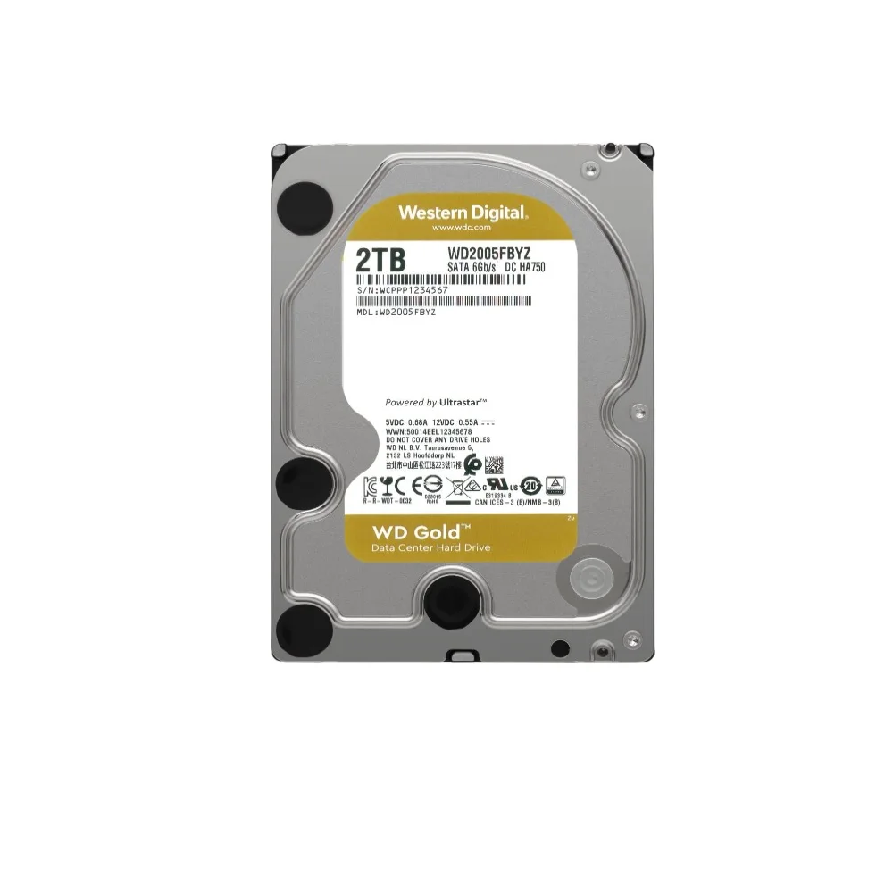 2TB WD Gold Enterprise Class Computer Hard Drive 128 MB Cache 3.5" Internal Bare or OEM Drives WD2005FBYZ
2TB WD Gold Enterprise Class Computer Hard Drive 128 MB Cache 3.5" Internal Bare or OEM Drives WD2005FBYZ
