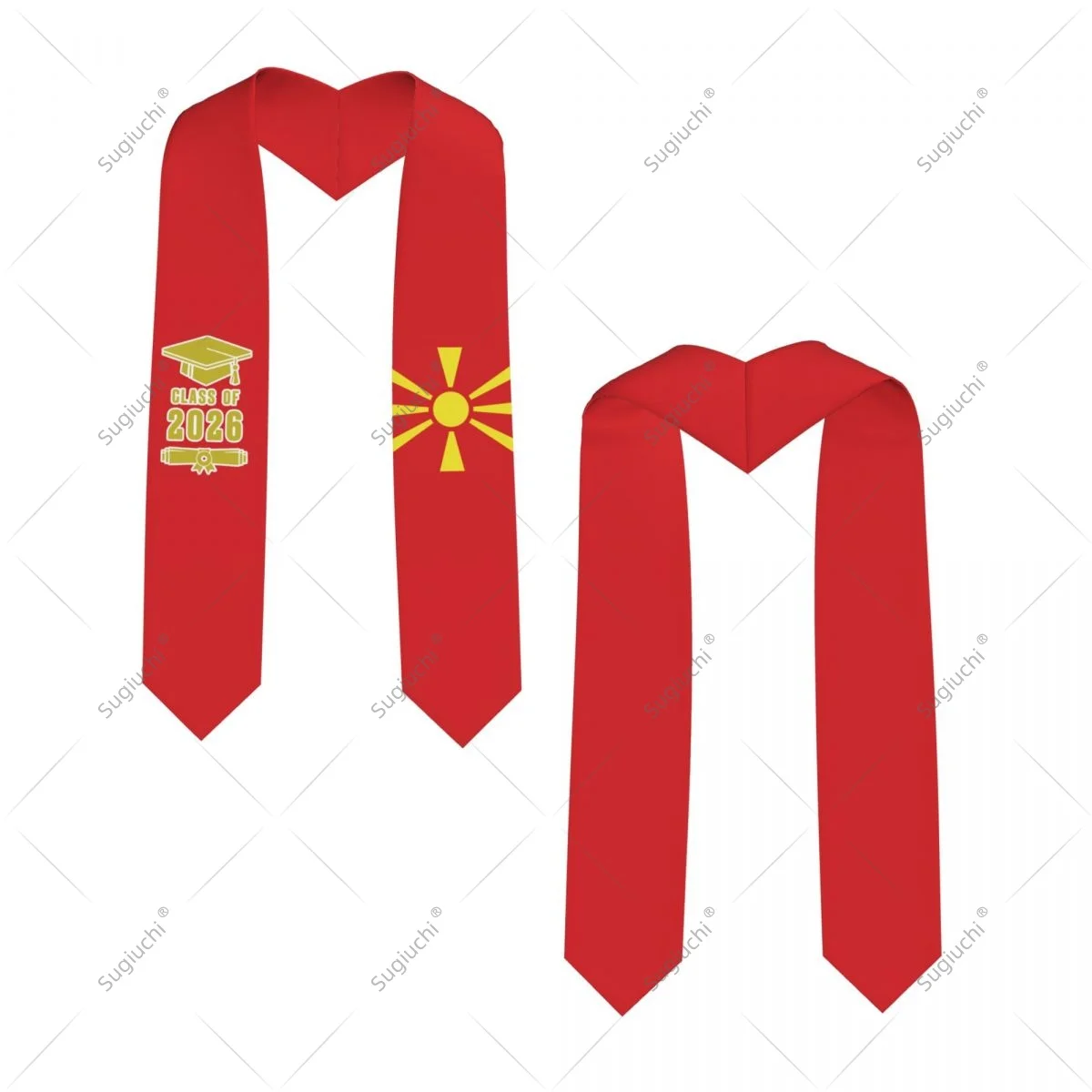 North Macedonia Flag Class Of 2026 Graduation Stole Sash Scarf For International Students Proud Ceremony Adult Unisex
North Macedonia Flag Class Of 2026 Graduation Stole Sash Scarf For International Students Proud Ceremony Adult Unisex