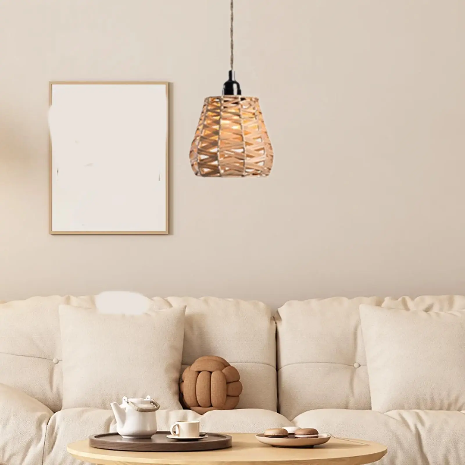 Handwoven Lamp Shade Classic Housewarming Gift Unique Basket Chandelier Bulb Guard for Cafe Home Living Room Hotel Decorative
Handwoven Lamp Shade Classic Housewarming Gift Unique Basket Chandelier Bulb Guard for Cafe Home Living Room Hotel Decorative