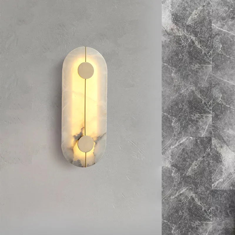 All copper and stone corridor aisle wall lamp on the background wall of the living room wall light
All copper and stone corridor aisle wall lamp on the background wall of the living room wall light