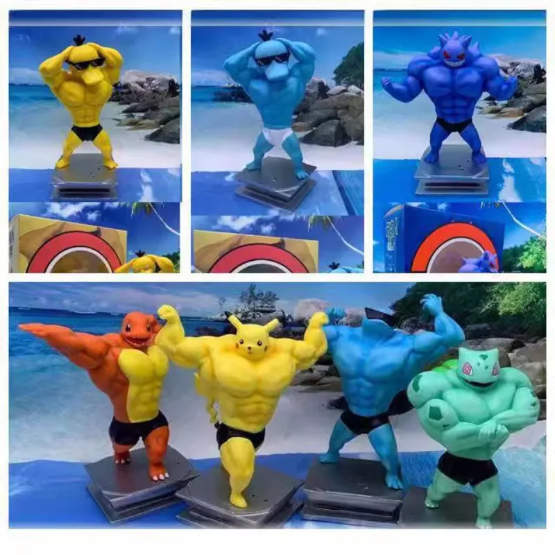 Anime Evil Spirit Muscular Guy Gengar Pika Charmander Bulbasaur Action Figures Model Boxed Desktop Decorative Ornaments Gift
Anime Evil Spirit Muscular Guy Gengar Pika Charmander Bulbasaur Action Figures Model Boxed Desktop Decorative Ornaments Gift
