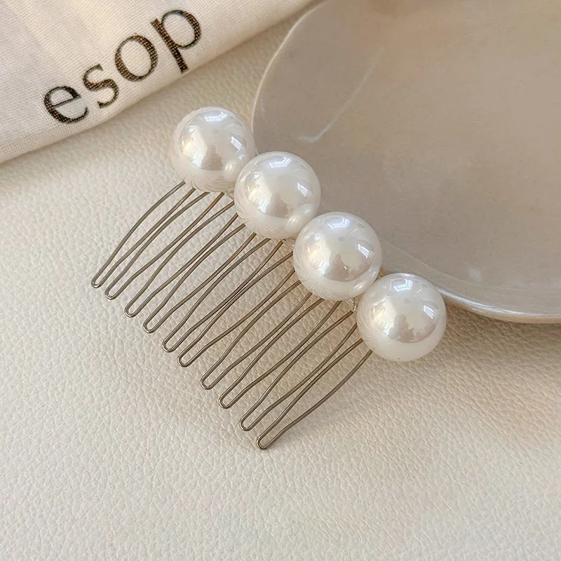 Pearl Hair Comb French Vintage Insert Side Bun Clip Elegant Fringe Updo Styling Tool Hairpin For Women Daily Chic Gift
Pearl Hair Comb French Vintage Insert Side Bun Clip Elegant Fringe Updo Styling Tool Hairpin For Women Daily Chic Gift