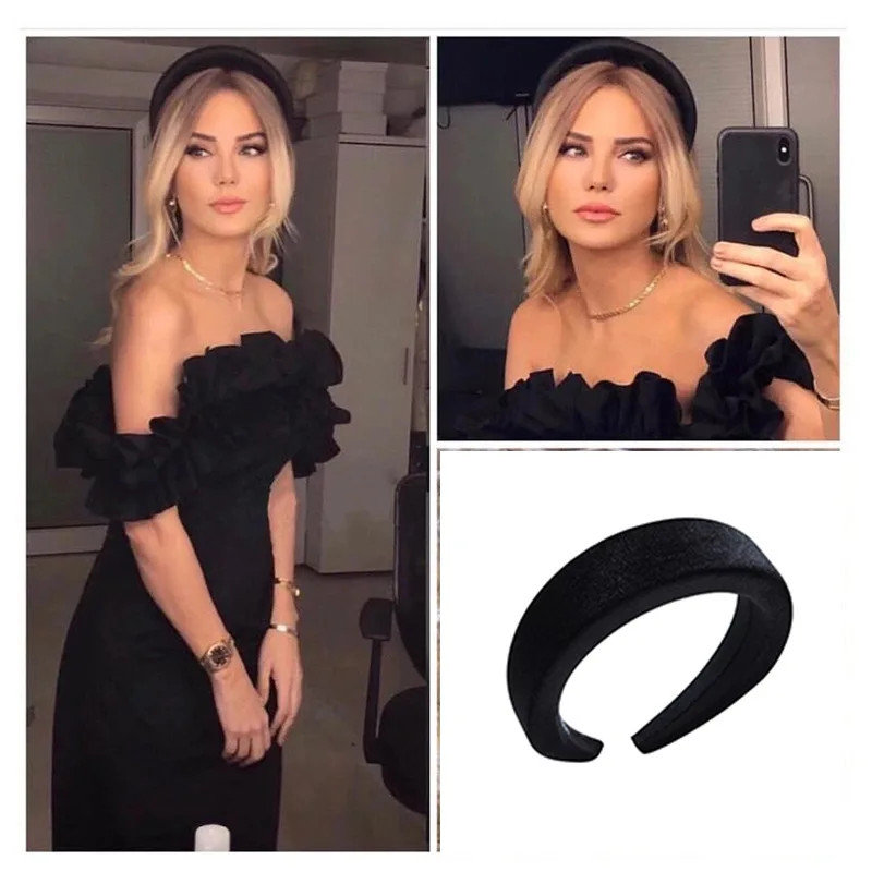 Women Velvet Padded Headband Soft Velour Wide Hair Band Celebrity Style Hair Accessories for Girls Photography
Women Velvet Padded Headband Soft Velour Wide Hair Band Celebrity Style Hair Accessories for Girls Photography